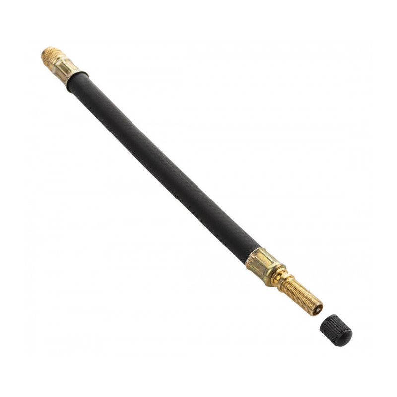 Michelin type valve extension - metal braid (individually)