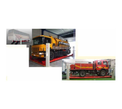 Elevador de 4 columnas 12T PL Plataformas 6.3m