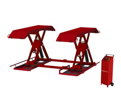 Plataforma elevadora de tijera móvil baja de 3,5 t y 230 V