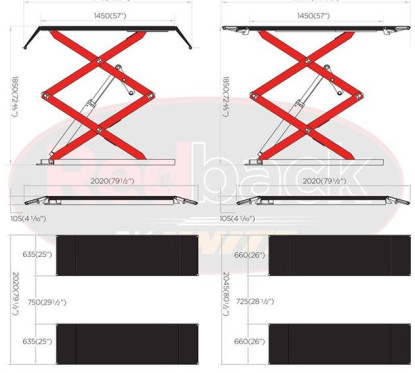 Telesilla Redback 3000 – Capacidad de 3 toneladas | Uso profesional