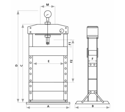 20 Tonnen hydraulische Presse
