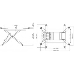Ponte móvel de tesoura 3t