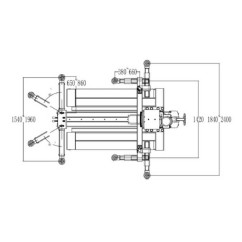 1-column mobile lift 2.5t