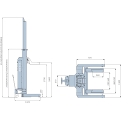 PL 32t Cordless Column Lifts - Set of 4