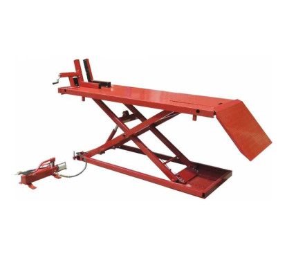 Pont moto 680kg avec pompe manuelle pneumatique