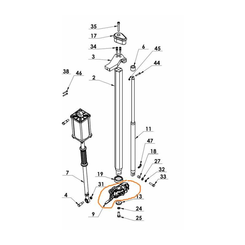 Testa operatrice completa LC889V