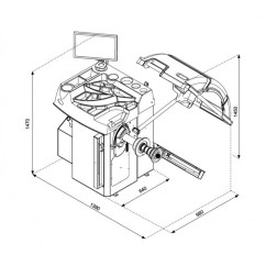 Equilibreuse automatique VL avec sonar - blocage automatique