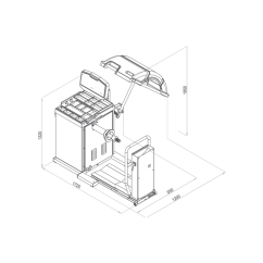 Equilibrador automático de ruedas para camiones 10-24'' + Elevador de ruedas neumático