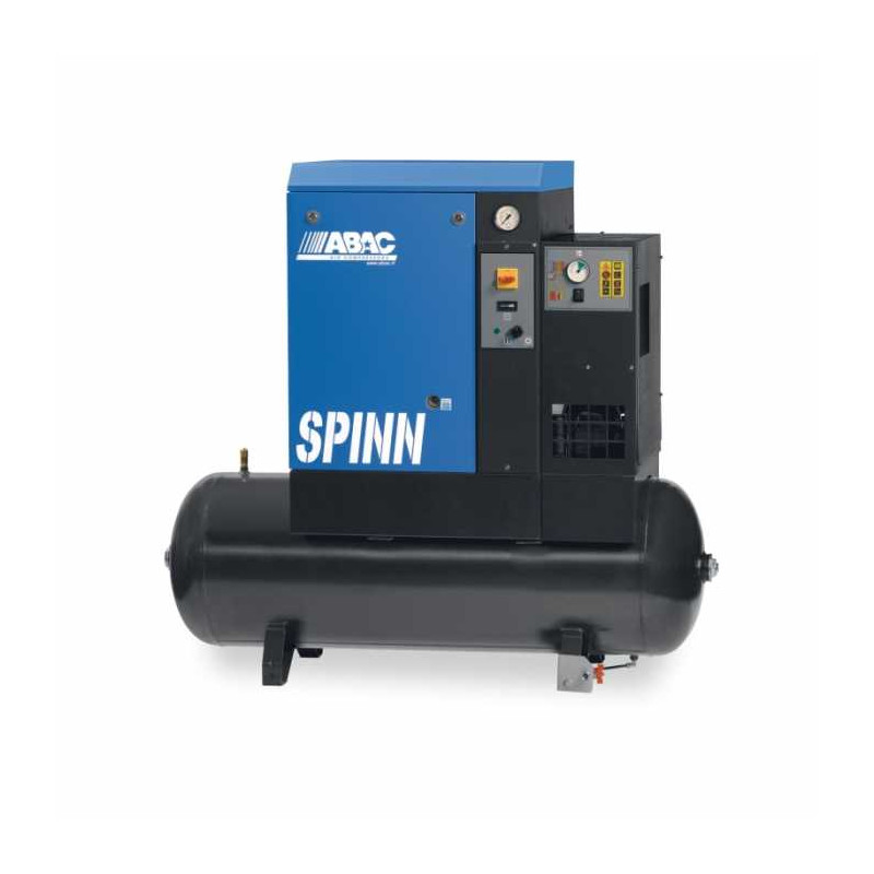 Compresseur à vis avec sécheur- 200 litres - 10 bars 10cv - 400v