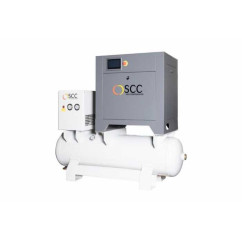 Schraubenkompressor mit Trockner - 500 Liter - 10 bar 10PS - 400V