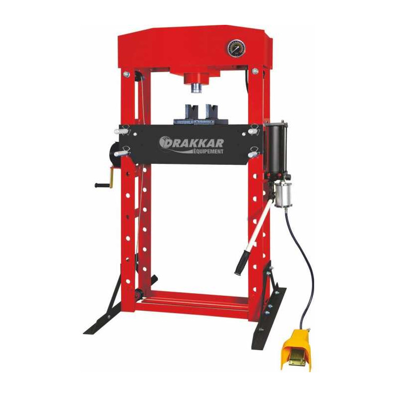 Manual de prensa hidráulica de 50 toneladas e quadro pneumático soldado