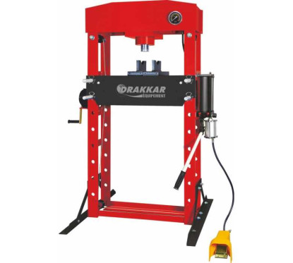 Manual de prensa hidráulica de 50 toneladas e quadro pneumático soldado