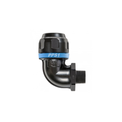 90° Gewinde mit konischem Aluminium-Außengewinde für 25-mm-Rohre