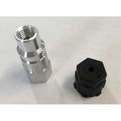 Raccord HP gaz 1234YF NOIR