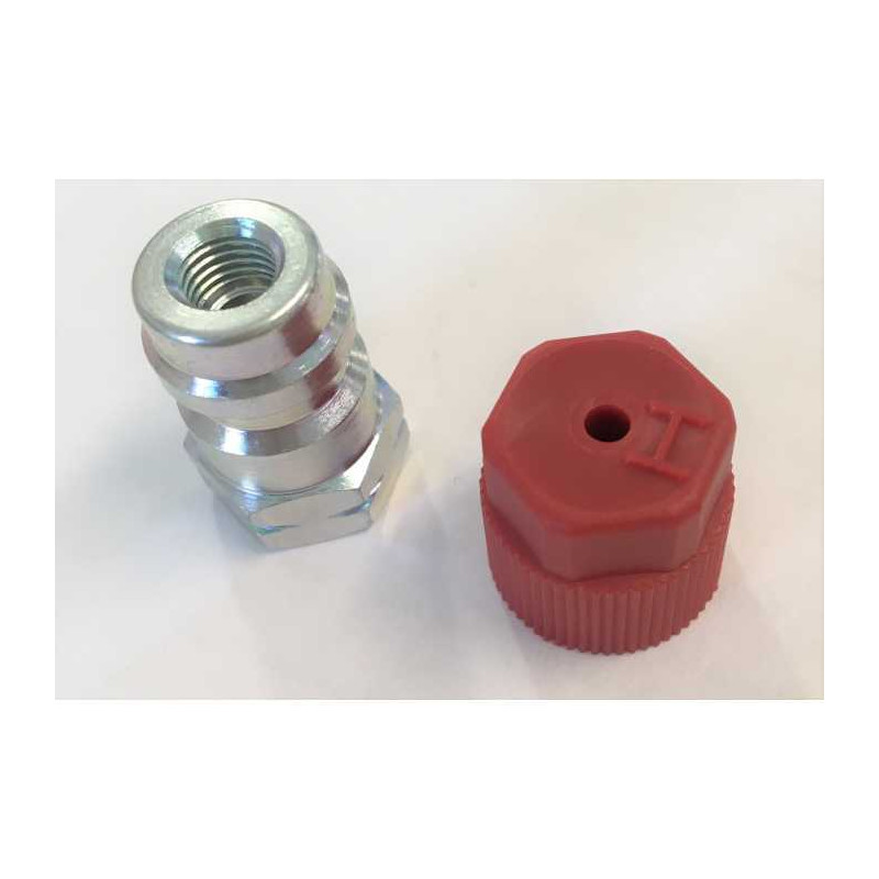 HP Gas Fitting 134R Red