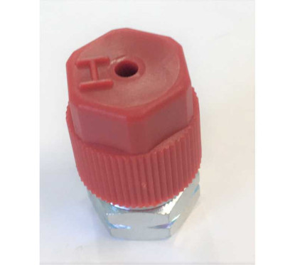 HP Gas Fitting 134R Red