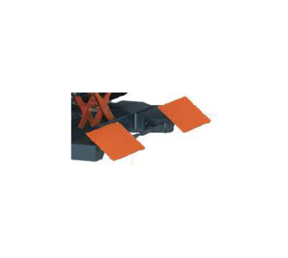 EE-6603 Caja de cabeza de puente con bandejas con bisagras (paquete de 2)