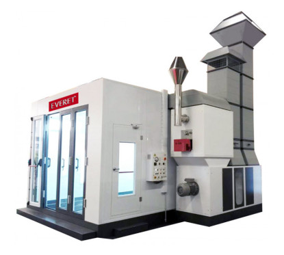 Cabina de pintura automotriz