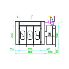 Automotive paint booth