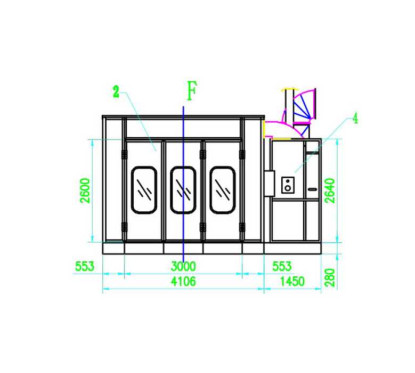 Automotive paint booth