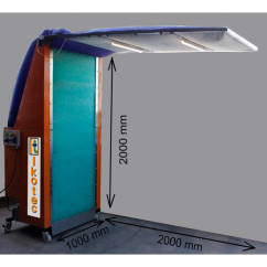 Cabine móvel de recolha