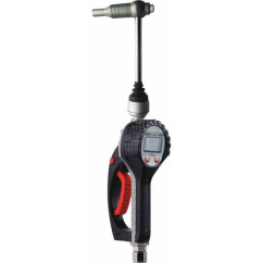 Pistola per olio con contalitri digitale e beccuccio rigido con attacco da 1/2"