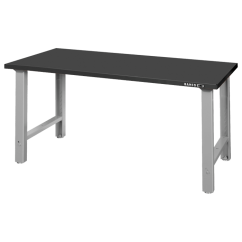 Banco de trabajo con bandeja de acero de alta resistencia