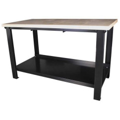 Metal workbench 1.5m wooden tray