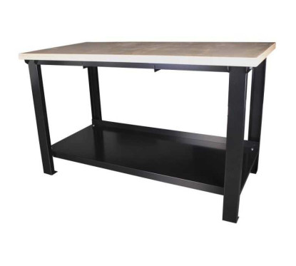 Metal workbench 1.5m wooden tray