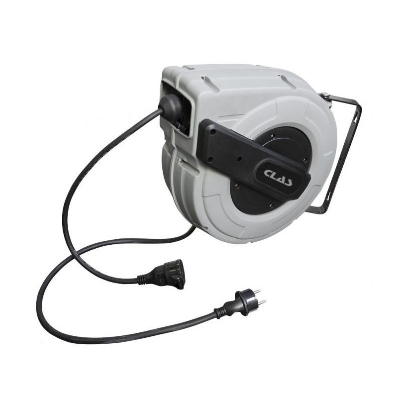 Enrollador de manguera eléctrico de pared 20 m - 3x2,5 mm²