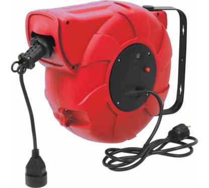 Enrouleur électrique mural automatique 22 +2 m - 230V HO5VV-F