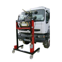 Windshield manipulator trolley for HGVs and BUSES