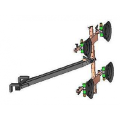 Windshield manipulator trolley for HGVs and BUSES