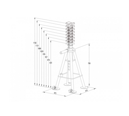 Vela Dobrável Pesada de 20 Toneladas