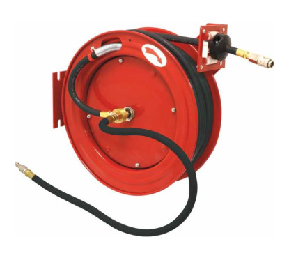 Enrouleur pneumatique 15M automatique - Support métal