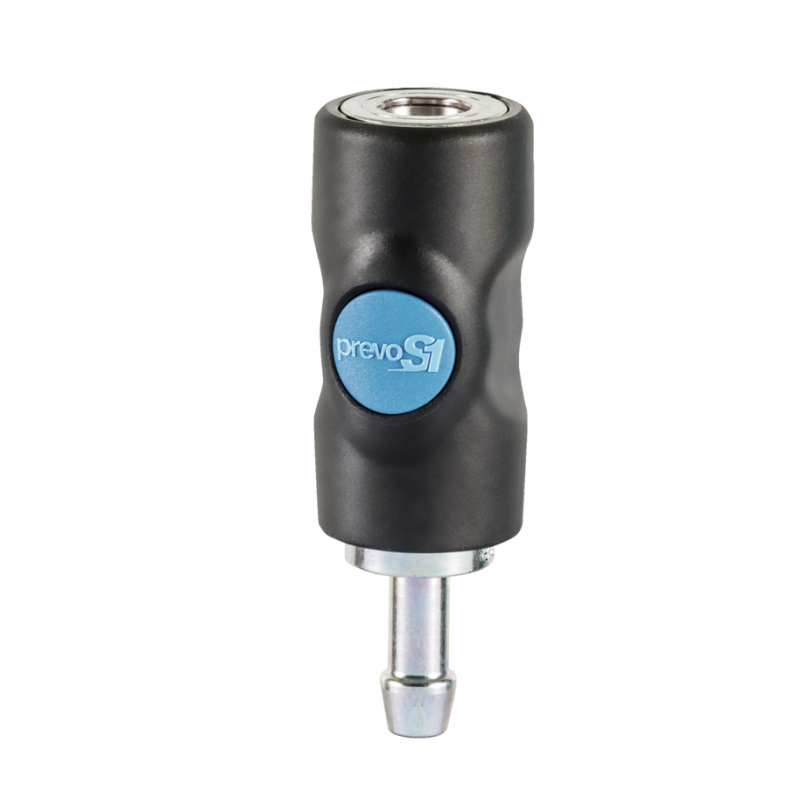 6mm pneumatic quick coupling - 8mm hose