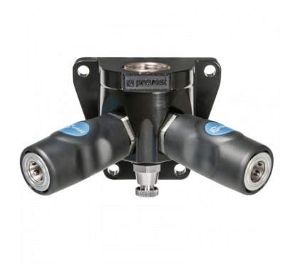 Applique murale filetée femelle G1/2'' - 2 raccords profil ISO6150B...