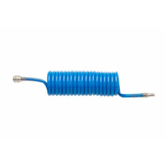 Rallonge spirale en PU 6x8 longueur 15m avec raccords rapides