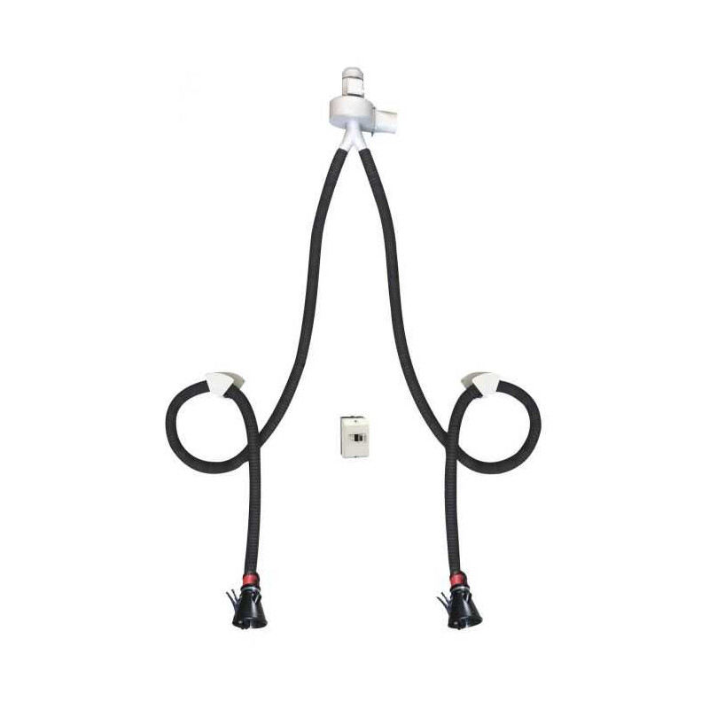 Aspiratore gas doppia discesa 2x5m ø100mm 400v