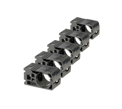 Wall fixing clamp for hose Ø25mm