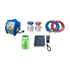 Refrigerant recovery station - R1234YF gas and R134