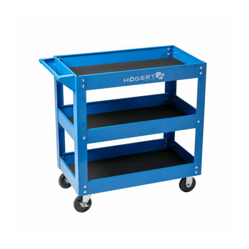 Carrinho de oficina com 3 tabuleiros