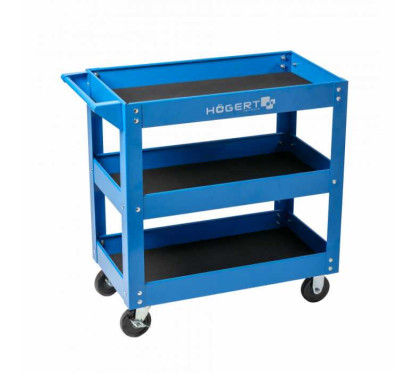 Workshop trolley with 3 trays