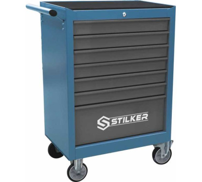 Workshop trolley 7 drawers 152 tools H1005mm - Foam modules