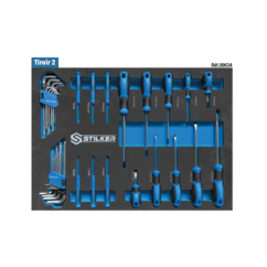 Carrinho da oficina, 7 gavetas, 152 ferramentas, H1005mm - Módulos de espuma