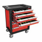 JBM 7-drawer trolley red - 172 tools