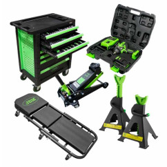 Trolley Pack + Electric Impact Wrench + Jack + Candles + Trolley