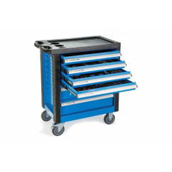 Servante d'atelier équipée de 6 tiroirs et 171 outils, pour un rangement optimal. Qualité supérieure.