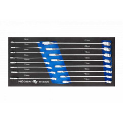 Carrinho de oficina equipado com 6 gavetas e 171 ferramentas, para uma vasta gama de compartimentos de armazenamento.