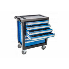 Servante d'atelier équipée de 7 tiroirs et 258 outils, pour un rang...